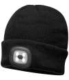PW667 B029 Portwest LED Head Light Beanie Black colour image